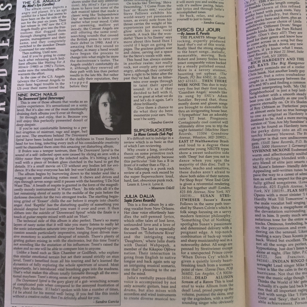 1994 B-Side Magazine Tori Amos Cover - Picture 10 of 14
